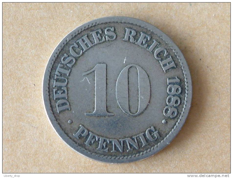 1888 G - 10 PFENNIG - VF ( KM 4 ) ! - 10 Pfennig