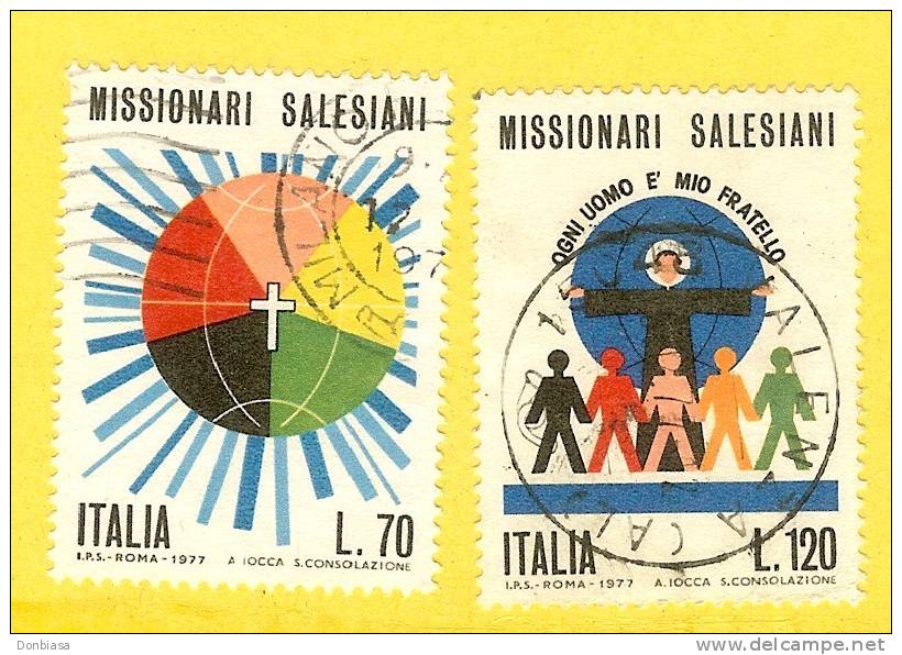 Rep. Italiana: selezione di 38 serie complete USATE 1961-1981 montate su cartoncino (vedi immagini)