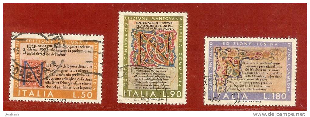 Rep. Italiana: selezione di 38 serie complete USATE 1961-1981 montate su cartoncino (vedi immagini)