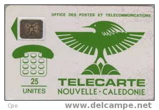 # NEW_CALEDONIA 1A Cagou 25 Sc4 02.91 30000ex Tres Bon Etat - Nueva Caledonia