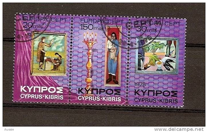 Cyprus Chypre Cept 1975 Yvertnr. 420-22 (°) Oblitéré - Used Stamps