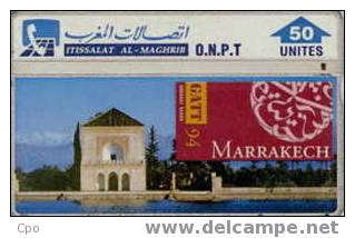 # MOROCCO 5 Gatt 94 - Marrakech 50 Landis&gyr   Tres Bon Etat - Morocco