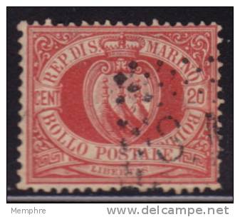 San Marino  Stemma   Sass 4  Usato - Used Stamps