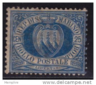 San Marino  Stemma   Sass 29 * - Unused Stamps