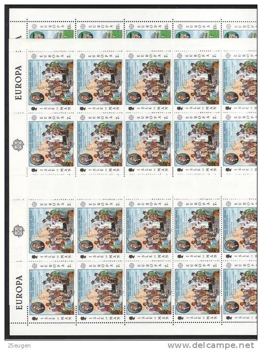 ISLE OF MAN 1980 EUROPA CEPT SHEET  MNH - 1980