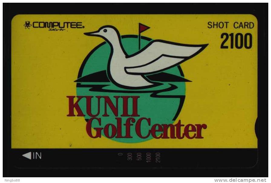 Golf Green,Japan Kunii Golf Center Trading Card(shot Card) Used - Otros & Sin Clasificación