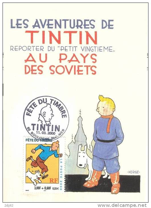 Tintin - Coffret De 23 Cartes Reproduisant Les Couvertures - Cartes Timbrées Et Oblitérées 1er Jour. - Comics