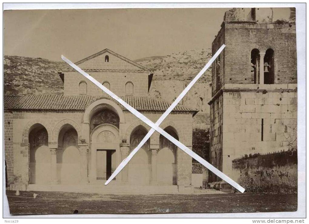 CAPUA - CASERTA  FOTO ORIGINALE DEL 1880 DELL'ABBAZIA DI S.ANGELO IN FORMIS - Caserta