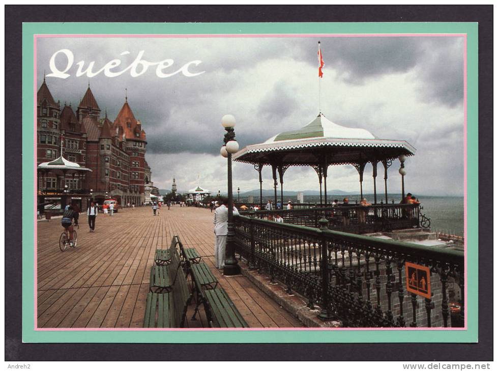 QUÉBEC - TERRASSE DUFFERIN - DUFFERIN TERRACE - CHÂTEAU FRONTENAC - ANIMÉE - Québec - Château Frontenac