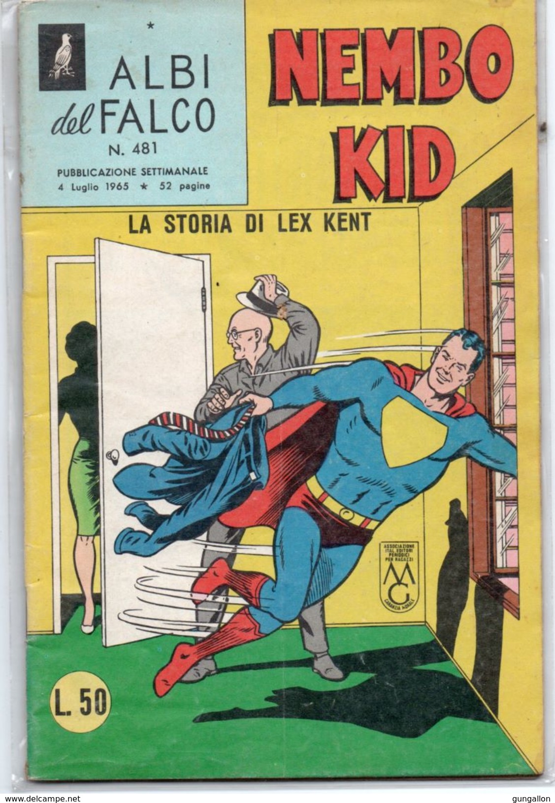 Albi Del Falco "Nembo Kid (Mondadori 1965)  N. 481 - Super Héros