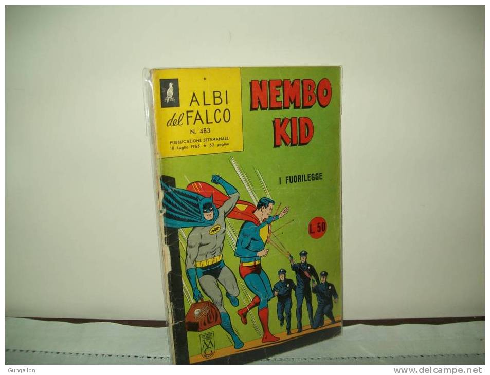 Albi Del Falco "Nembo Kid (Mondadori 1965)  N. 483 - Super Héros