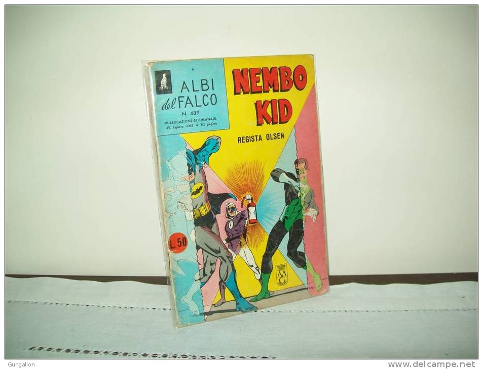 Albi Del Falco "Nembo Kid (Mondadori 1965)  N. 489 - Super Héros