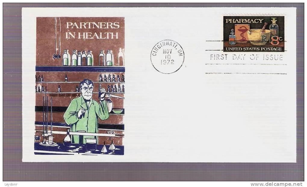United States - FDC Pharmacy - Scott # 1473 - 1971-1980