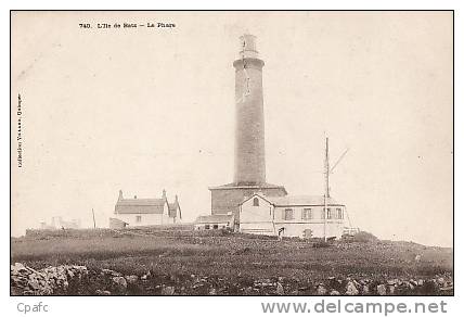 Carte Précurseur 1900 L'ile De Batz - Le Phare - Ile-de-Batz