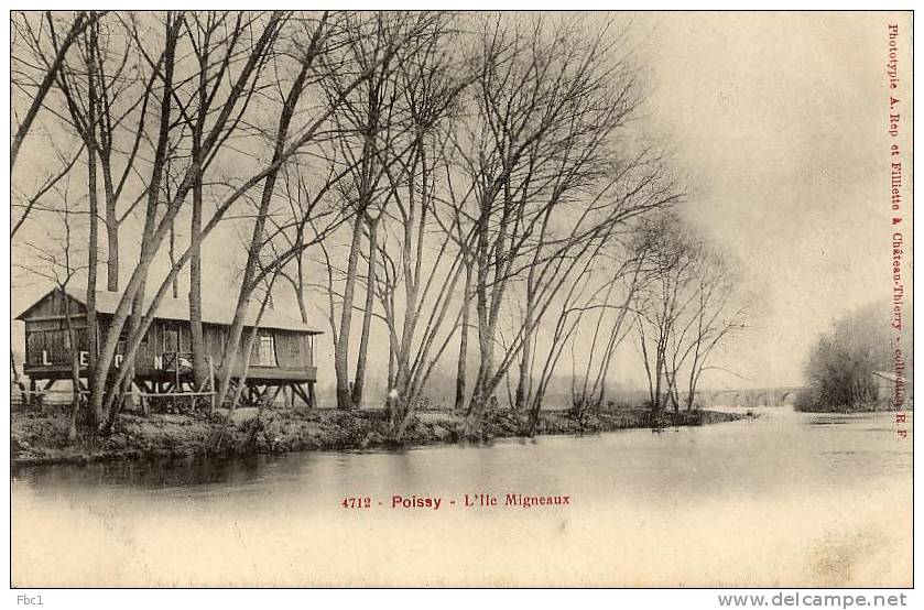 CPA: Poissy (78) L'Ile Migneaux  (Collection R.F. N°4712) - Poissy