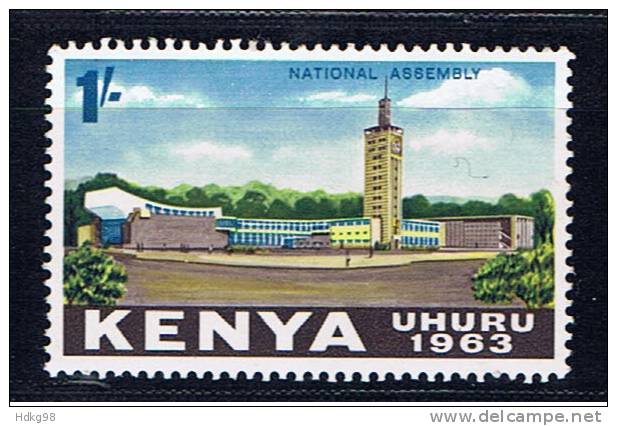 EAK+ Kenia 1963 Mi 9** - Kenya (1963-...)