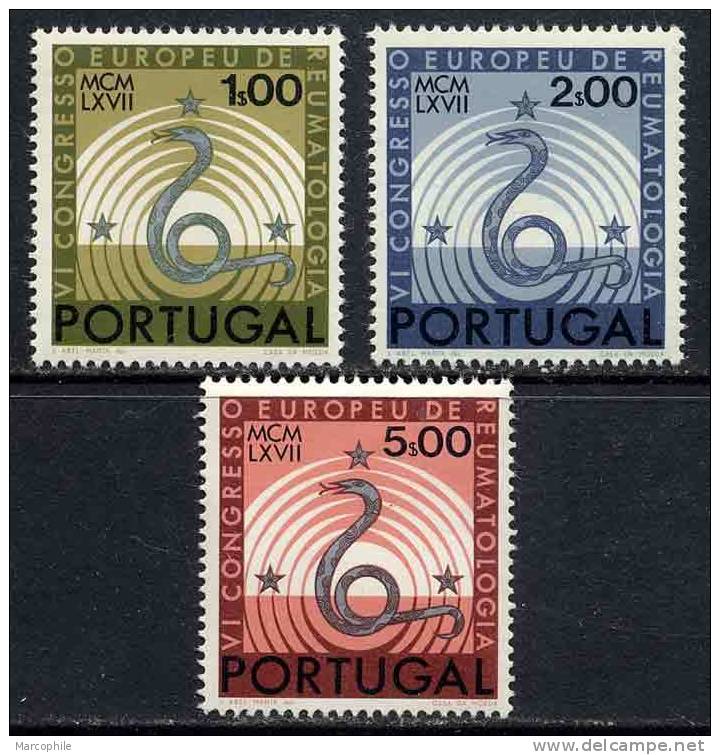 PORTUGAL / 1967 SERIE COMPLETE  # 1021 A 1023 ** - Neufs