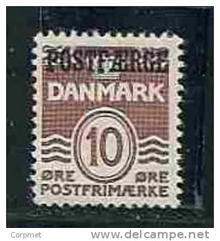 DENMARK - POSTFAERGE (type G) - Timbres De  1933-7 Surcharge -Yvert # 235 A- MLH - Unused Stamps
