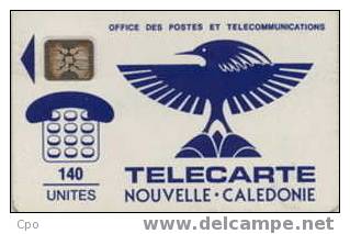 # NEW_CALEDONIA 3 Cagou 140 Sc4 11.91 21800ex Tres Bon Etat - Neukaledonien