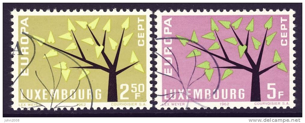 Luxemburg 1962 : Mi.nr 657/658 * - Europa / Europe - Used Stamps