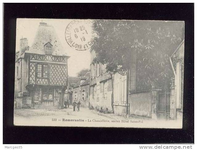 Romorantin La Chancellerie Ancien Hôtel St Pol édit.thG N° 533 Belle Carte - Romorantin