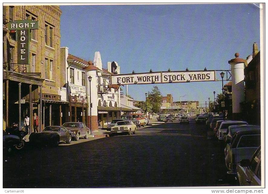 Etats-unis - Fort Worth, Texas - Stockyards (Voiture, Automobile) - Fort Worth