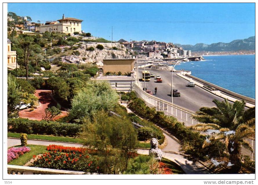 Cpsm 13 BDR Marseille  La Corniche Vers Le Prophete - Endoume, Roucas, Corniche, Plages