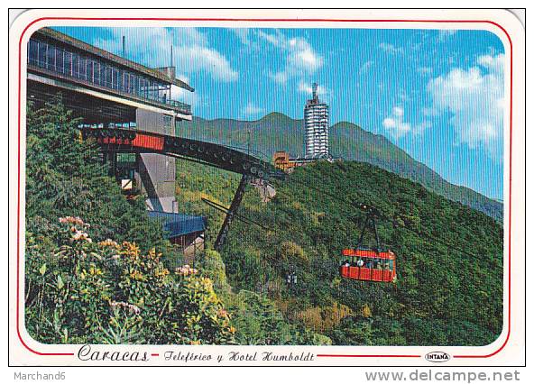 VENEZUELA.CARACAS.TELEFERICO Y HOTEL HUMBOLDT EN LA CUMBRE DEL AVILA   ..MODERNE - Venezuela