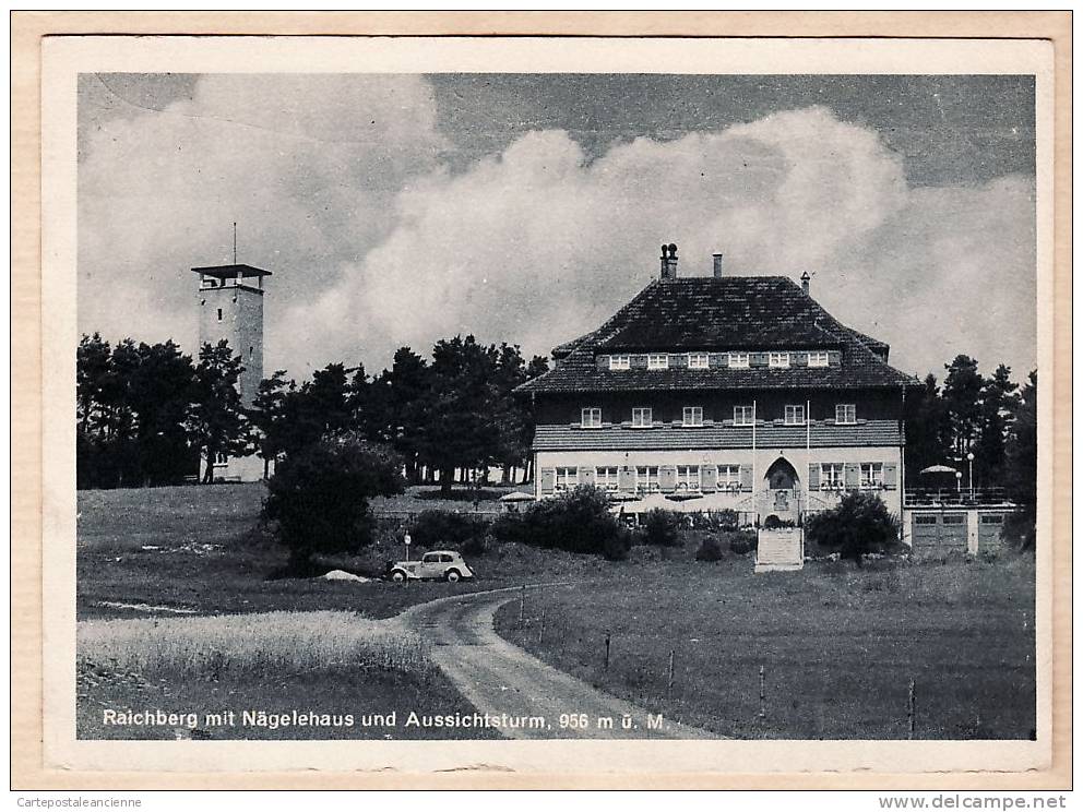 RAICHBERG NÄGELEHAUS AUSSICHTSTURM 1940s Bade-Wurtemberg Albstadt ¤ SCHÄFER ¤ ALLEMAGNE GERMANY DEUTSCHLAND ¤292AA - Albstadt