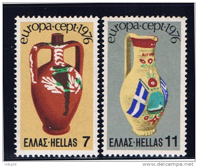 GR Griechenland 1976 Mi 1232-34** EUROPA - Unused Stamps