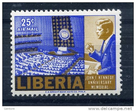 LIBERIA 1965  Kennedy  N° Air 151  Absolutely Perfect MNH ** - Kennedy (John F.)
