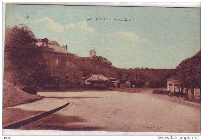 CONCHES - La Gare - Conches-en-Ouche