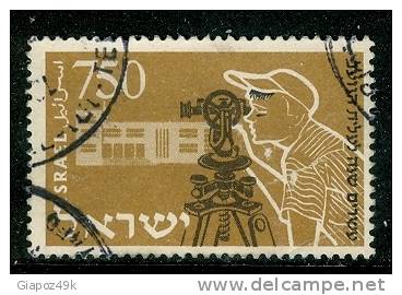 ● ISRAELE  -  1955  - Giovani -  N.  91  Usato   -  Lotto N. 61  - - Oblitérés (sans Tabs)