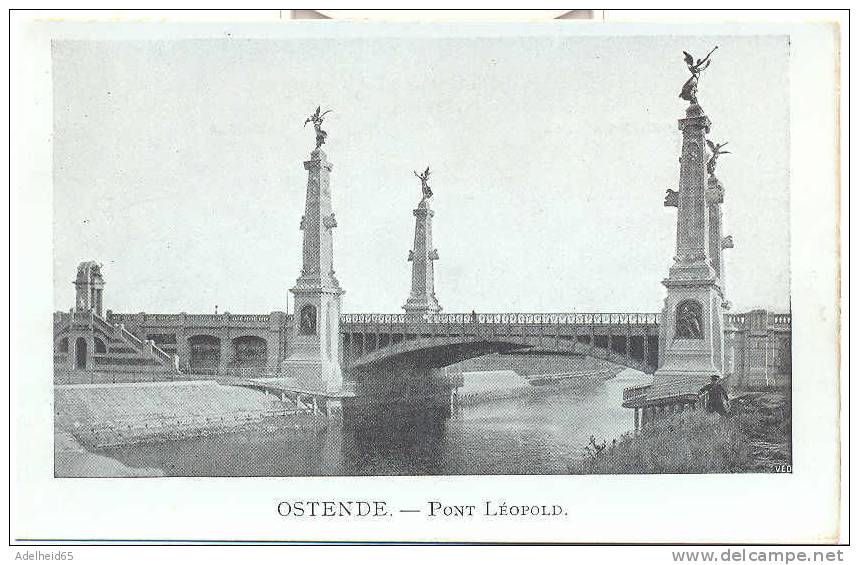 Oostende Ostende Pont Léopold Ed. VED Ca 1905 - Oostende