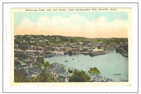 Bird's-eye View, Norwich , Connecticut, PU-1923 - Other & Unclassified