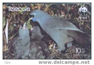 # NEW_ZEALAND NZ46S_2 Rare NZ Bird - North Island Kokako  20650ex  -birds,oiseaux- Tres Bon Etat - Neuseeland