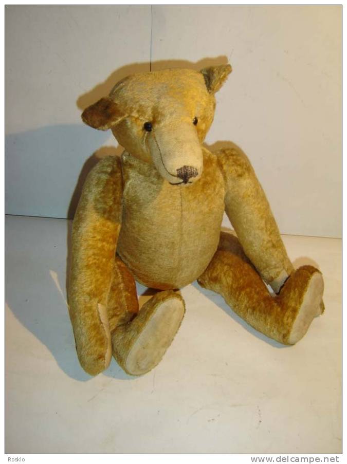 JOUET ANCIEN / OURS EN PELUCHE / HT 42 CM / TRES BEL  ETAT