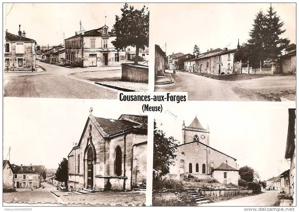 Cpsm Cousances Aux Forges Multi Vues Vers Bar Le Duc Commercy Verdun Clermont, Ed Combier - Other & Unclassified