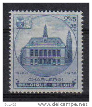 Timbre Belgique Charleroi 1936 (210) Xx - Neufs