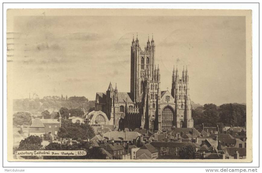 Canterbury. Cathedral From Westgate. Cantobéry. Cathédrale. Kathedraal. - Canterbury