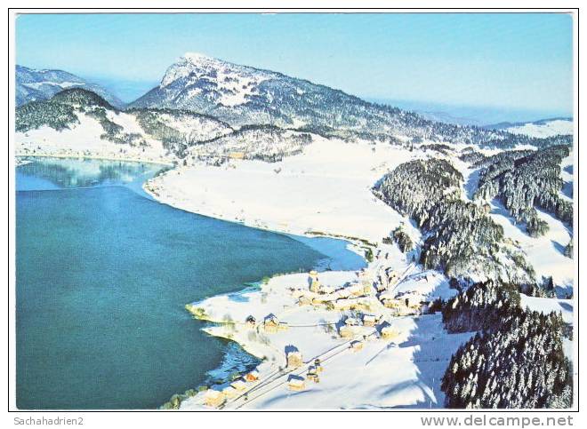 Cpsm. L´ABBAYE. Lac De Joux Et Dent De Vaulion. 13017 - Vaulion