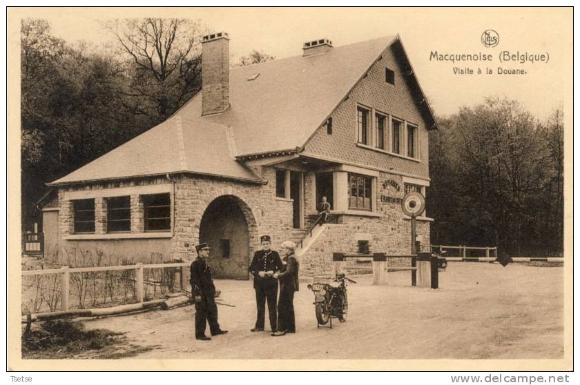 Macquenoise - Visite De La Douane ( Douaniers Français, Motocycliste ) -1961 - Momignies