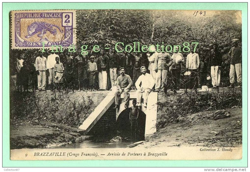 AFRIQUE - CONGO - BRAZZAVILLE - ARRIVEE De PORTEURS - ENFANT - Brazzaville