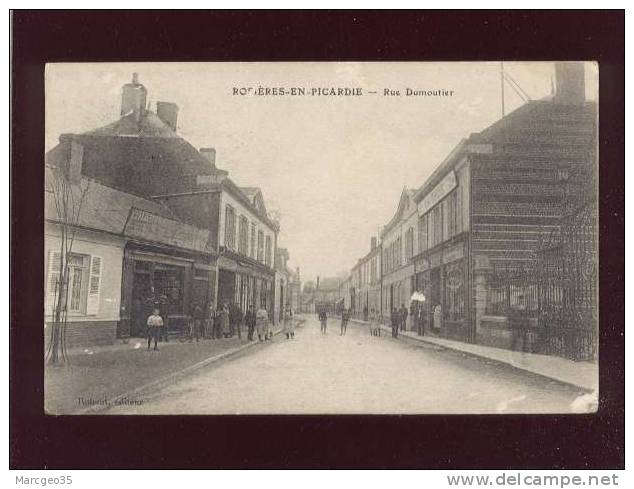 Rosières En Picardie édit.rohaut Animée Texte Récit De Guerre Intéressant Belle Carte - Rosieres En Santerre