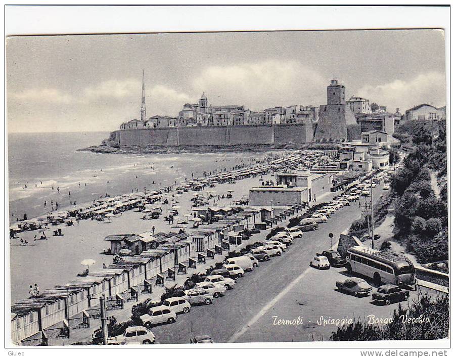 A-0770- TERMOLI SPIAGGIA - BORGO VECCHIO CAMPOBASSO - F.G. VG. 1965 - ITALY ITALIE ITALIEN - Autres & Non Classés