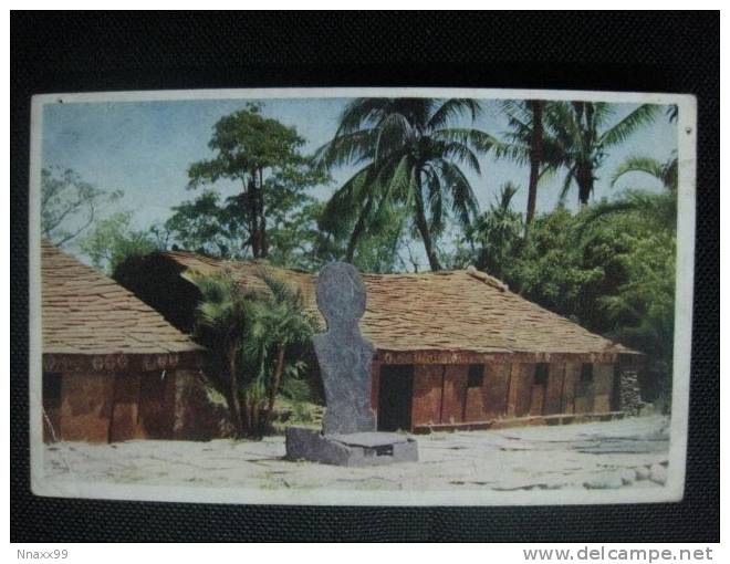 Taiwan - Boong Folk House, Coconut Palm, China Vintage Postcard - Taiwán