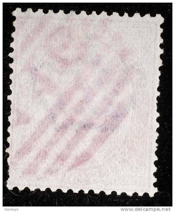 1879 REGNO 10C CARMINIO SASS 38 ANNULLO NUMERALE A BARRE - Gebraucht