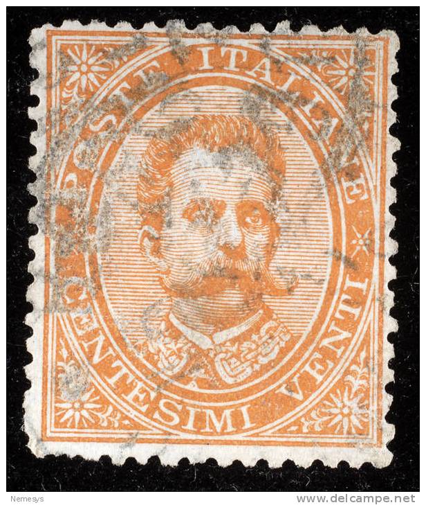 1879 REGNO 20C ARANCIO SASS 39 - Used