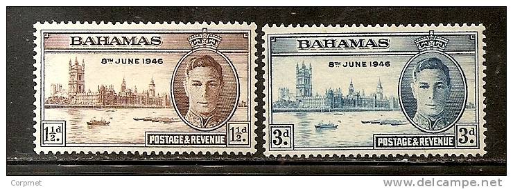 BAHAMAS - GRANDES SERIES - VICTOIRE - 1946 Yvert # 119-120 - MINT (H) - Bahama's (1973-...)