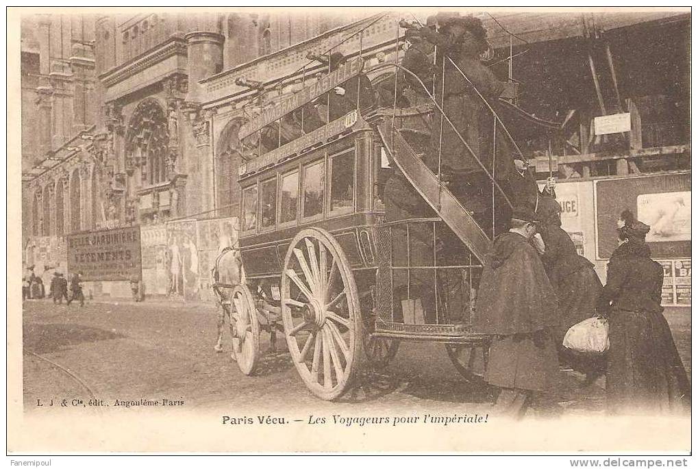 PARIS VECU .  Les Voyageurs Pour L'Impériale ! - Sets And Collections